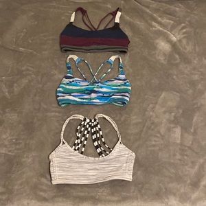 Bundle of 3 lululemon bras